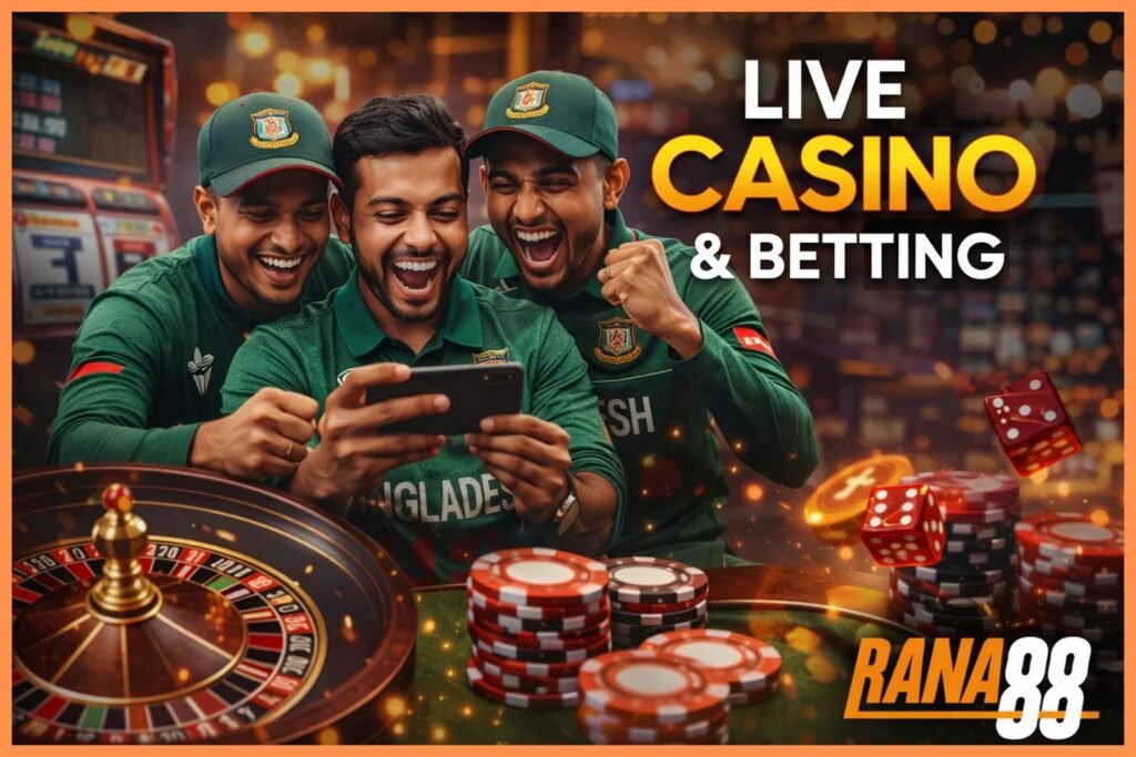 Rana88 লাইভ ক্যাসিনো এবং বেটিং