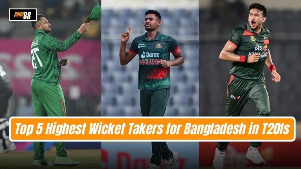 Highest Wicket Takers for Bangladesh in T20Is