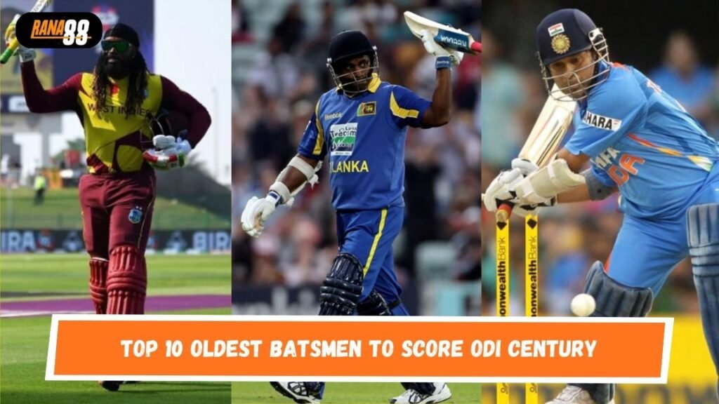 Oldest Batsmen to Score ODI Century